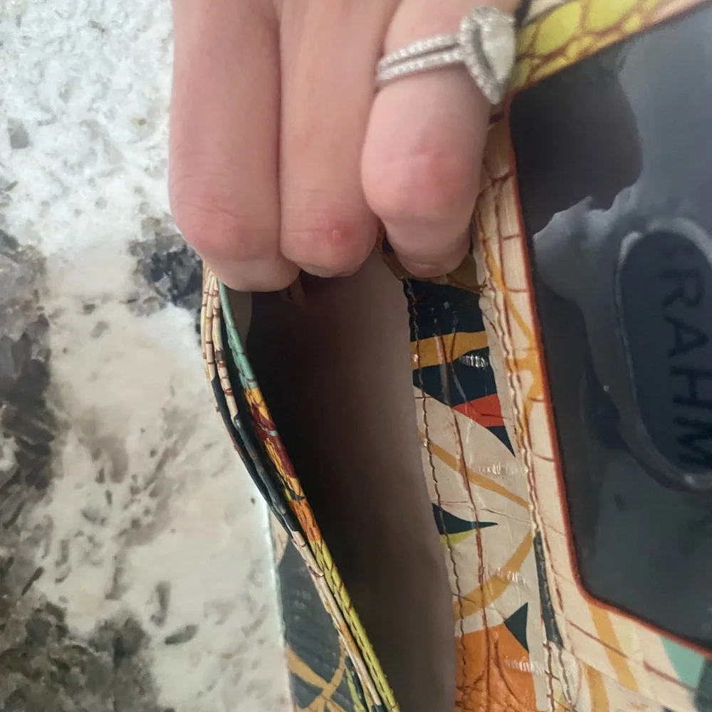 Brahmin Ady Retro Jungle Melbourne Wallet Genuine Leather - Picture 7 of 11